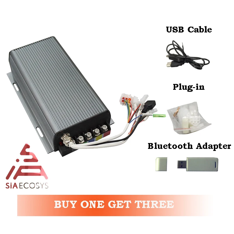 

Sabvoton SVMC96100/MQ Series Brushless Sinusoidal Programable Motor Controller With Bluetooth