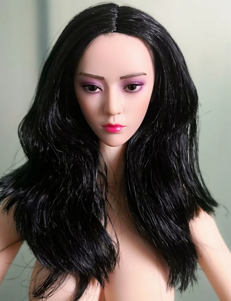 

1:6 Phantom Killer Girl Head Sculpt Carving For 12'' Female PH TBL Figure Model Doll sexy Soldier Toy Men's gift Asia