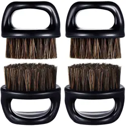 New style Bart bürsten für Männer, runde Form weiche Borste Schnurrbart bürste Kunststoff griff Bart Kehr bürsten für Männer Bart Styling