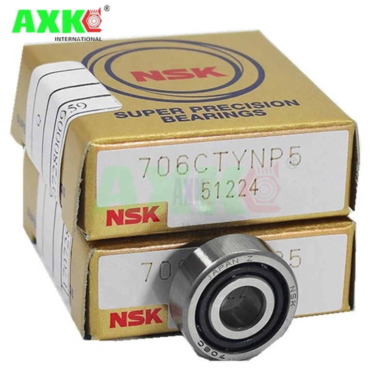 Jappen NSK  High-precision angular contact matching bearing engraving machine bearings 7006 7007 7008 7009 7010 -2RZ P5 P4