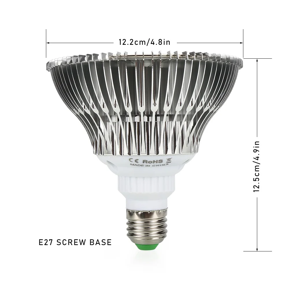 150 lampa LED do hodowli roślin 100W lampa do uprawy białe światełka Fito Led żarówka do roślin kwiaty warzywa ogrodowe growbox kryty E27