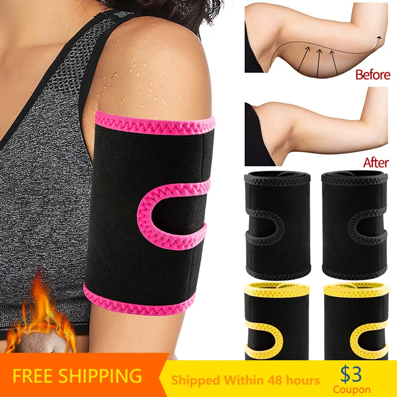 Arm Trimmers Sauna Sweat Band for Women Sauna Effect Arm Slimmer Anti Cellulite Arm Shapers Weight Loss Workout Body Shaper