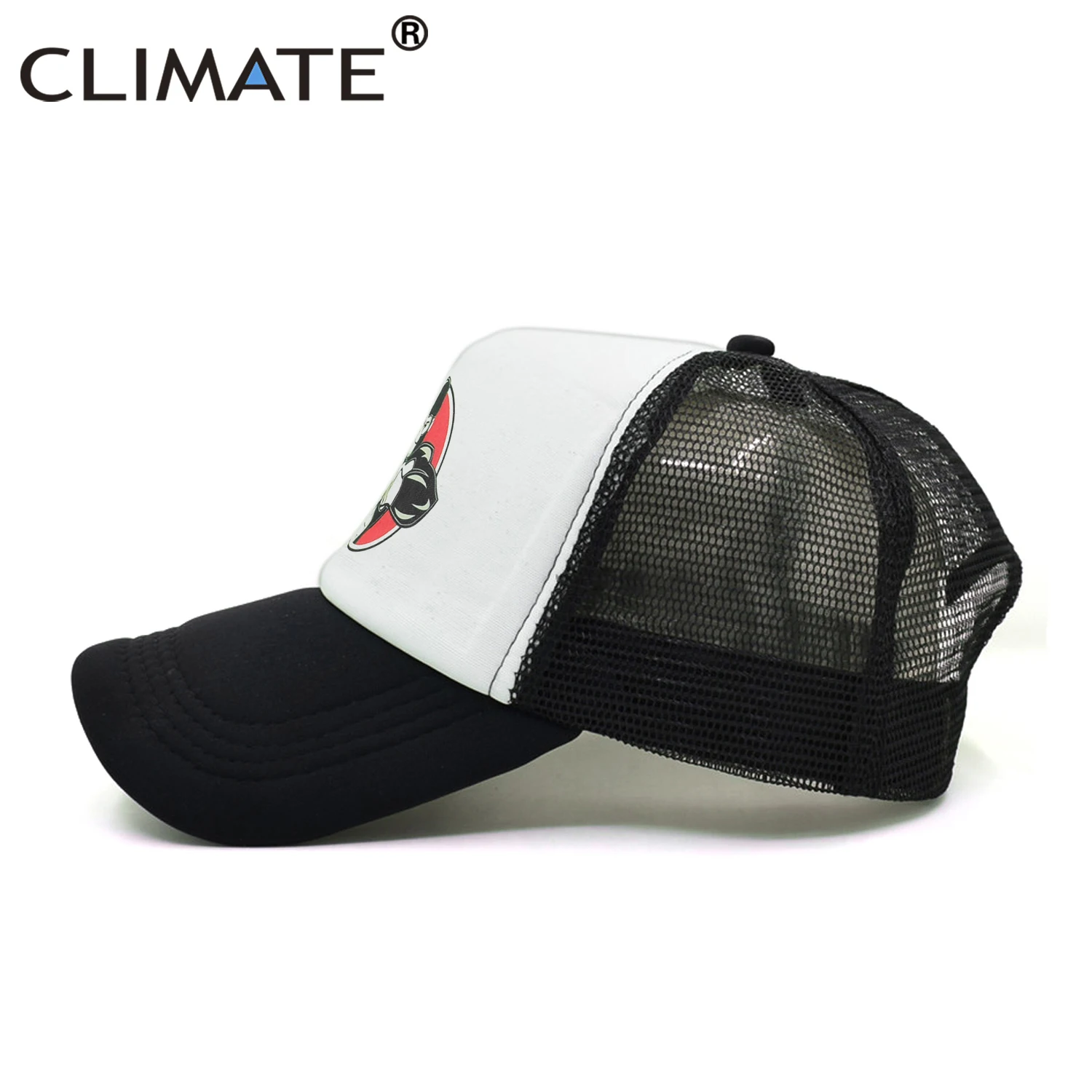 CLIMATE Cool Robust Animal Cap Men Muscular Gorilla Chimp Fitness Cap Sport Muscle Man GYM Fans Mesh Trucker Cap Body Building