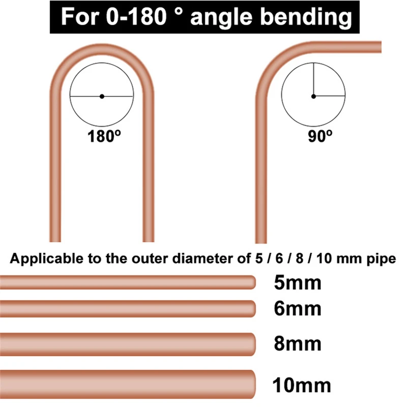 Imagem -03 - Dobrador da Tubulação mm mm mm 10 mm 16 Pliers 16 Pliers Ferramenta de Dobra da Tubulação Dobrador de Tubo Resistente Tubulação Dobrador Alicate