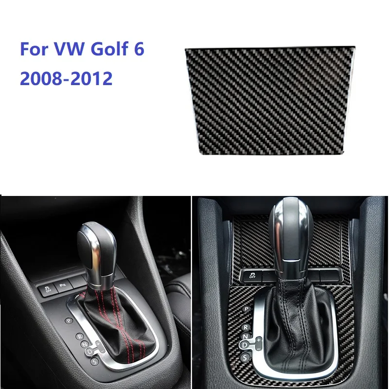 Fit For Volkswagen VW Golf 6 GTI R 2008-2012 Accessories Carbon Fiber Sticker Car Ashtray Panle Frame Interior Trim