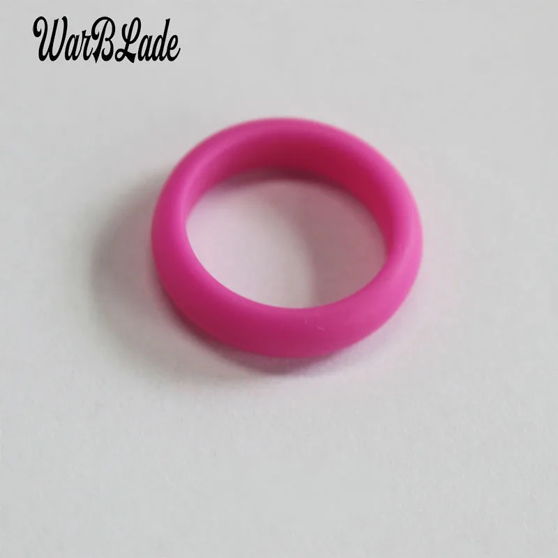 6pcs/set 5mm Food Grade FDA Silicone Rings 4-9 Size Hypoallergenic Crossfit Flexible Silicone Finger Ring For Women Wedding Gift