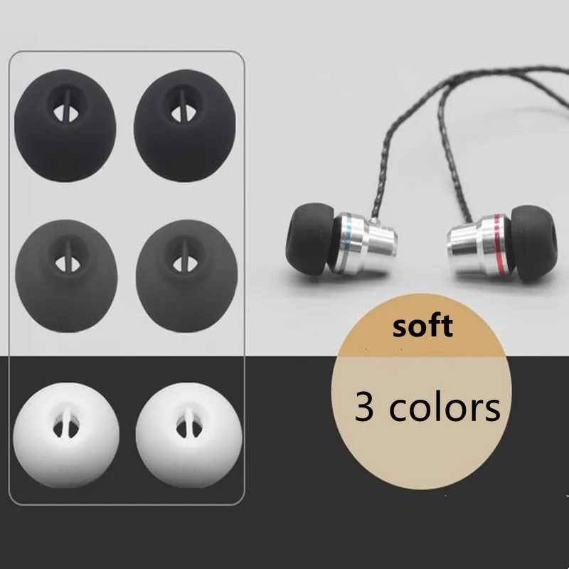 8 قطعة سيليكون سماعات الأذن نصائح عدم الانزلاق استبدال سدادات الأذن ل Sennheiser الزخم cx3.00 cx5.00 في الأذن سماعة وسادات أذن
