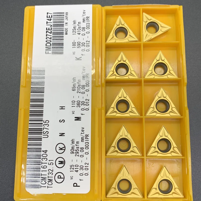 Ferramentas de corte mecânicas vp15tf/us520, inserções de carboneto com rotação interna e ferramentas de corte para cnc, cortador de torno com 10 peças