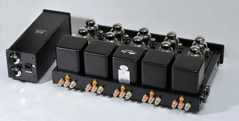 70W*5 Meixing Mingda MC-5S 5.0 KT90 Tube AV Power Amplifier HIFI EXQUIS Home Cinema Push Pull Lamp Amplifier