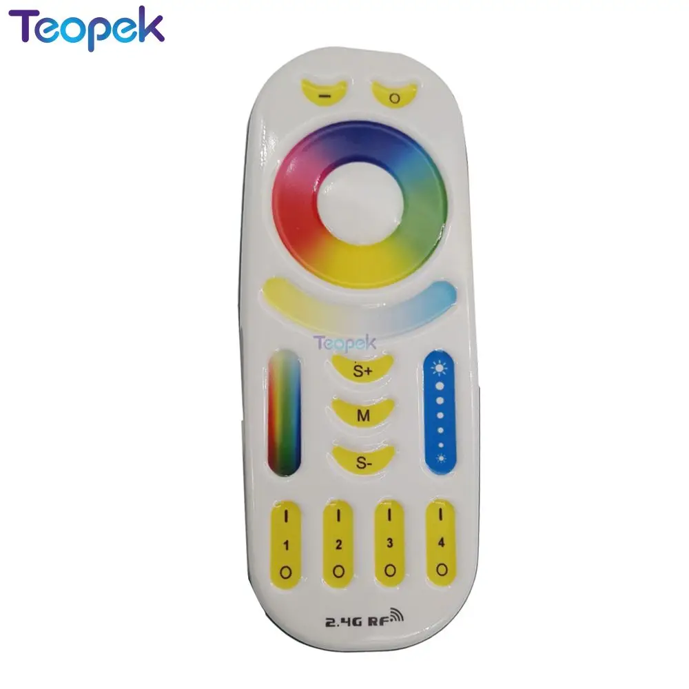 Imagem -06 - Boxer Rgb Cct Controle Led Rgb Mais Branco Frio Mais Branco Quente Partes Ax5ch Fut039 Mais 2.4g rf sem Fio e Controle Remoto com Zona Mi.