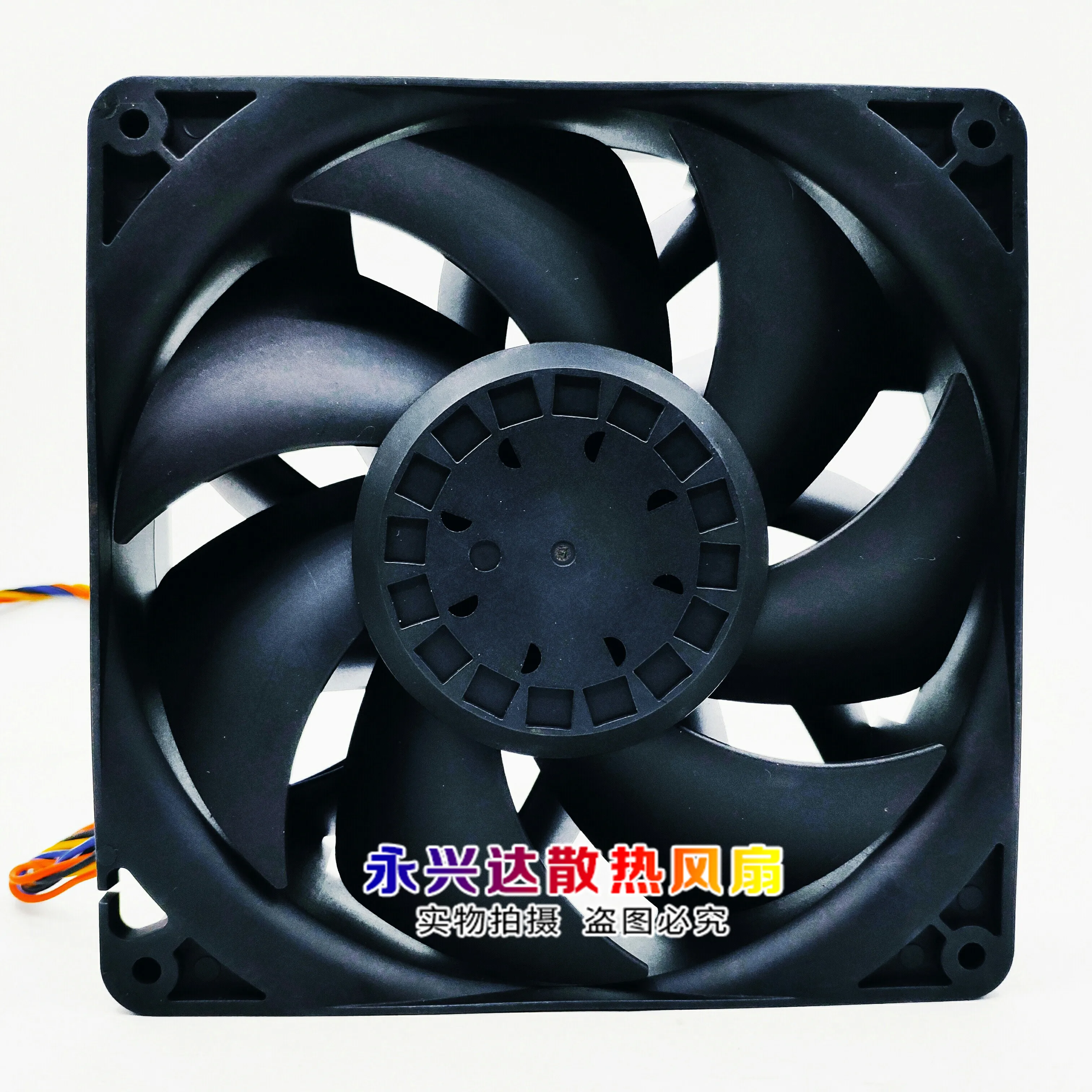 K KZ14038B012U DC 12V 7.2W 140x140x38mm 6-Wire Server Cooling Fan