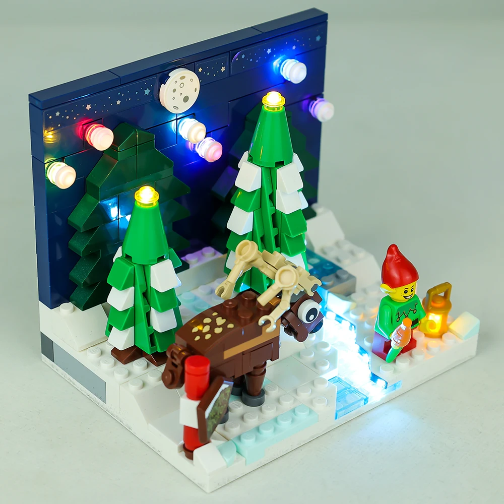 EASYLITE-Kit d'éclairage LED pour blocs de construction, jouets en briques, ensemble d'éclairage de lampe uniquement, aucun modèle, cadeau de Noël, 40484