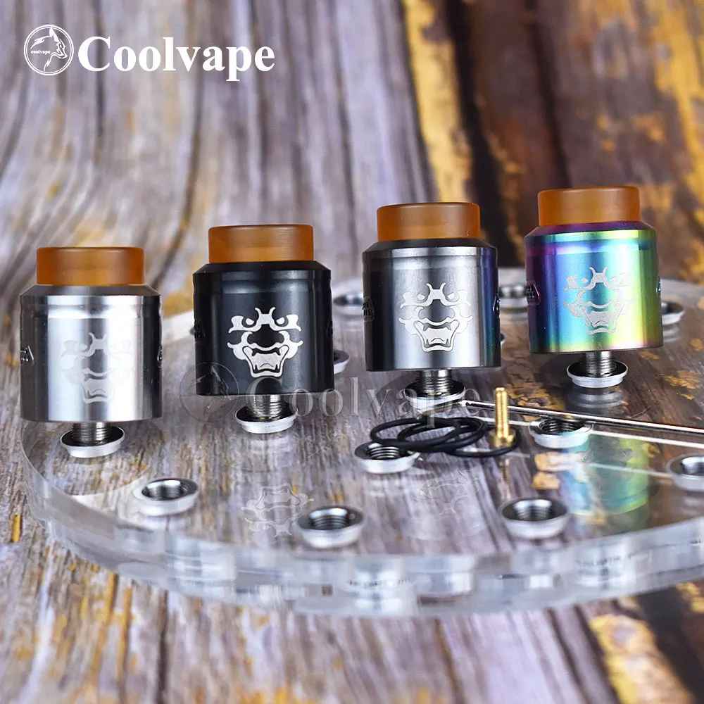 

Coolvape Zeus rda TENGU 24 мм BF RDA Распылитель из нержавеющей стали Регулируемый испаритель воздушного потока Распылитель с одной или двойной катушкой RDA