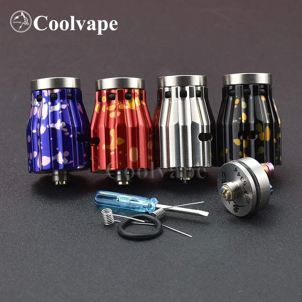 Avidlyfe Predator rda AV Able Mod rda caps Atomizer Electronic Cigarette rda for mechanical squonk box mod