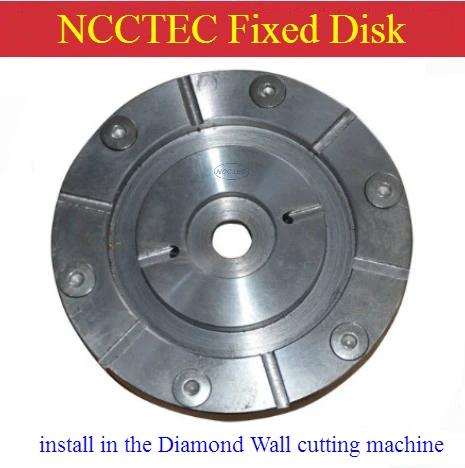 

6'' inches 150mm fixed disk disc for installing Diamond saw blade in the Wall cutting machine for welt cutting against the wall