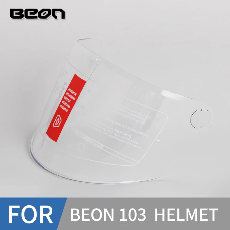 BEON helmet visor suitable for B-102 B-103 helmet shield protection wind electric bicycle helmets lens of PC unisex models