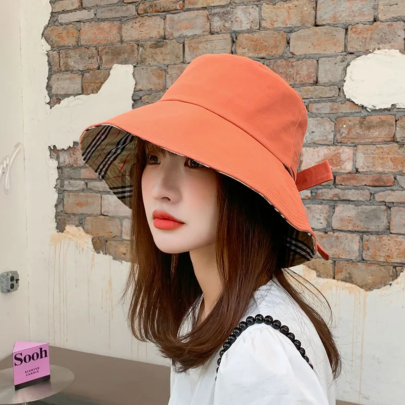 2021 spring Women\'s bucket hat Unisex Bob Caps Hip Hop Gorros Men\'s panama Summer Hat Beach Sun Fishing boonie fashion solid cap