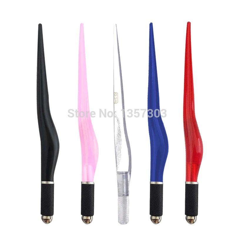 

10pcs Microblading tebori Pen PCD Microblade Needle Holder eyebrow Permanent Makeup Manual Tattoo Pen