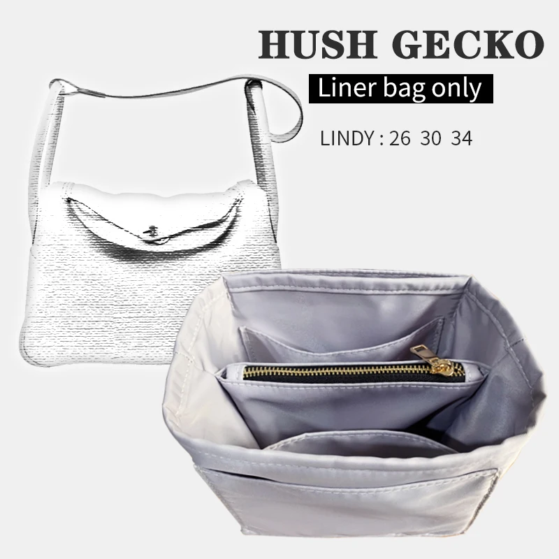 Per lindy 30/34 inserisci borse Organizer trucco borsa organizza borsa interna base portatile shaper nylon Premium (fatto a mano)