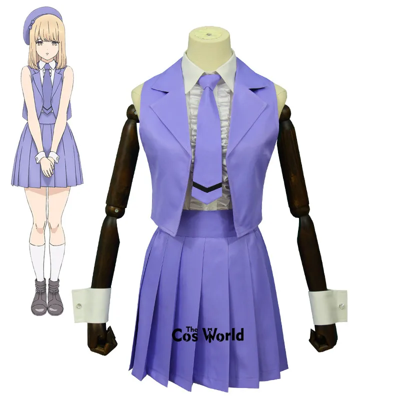 If My Favorite Pop Idol Made it to the Budokan I Would Die Ichii Maina Igarashi Reo Dress Uniform Outfit Anime Cosplay Costumes image 6