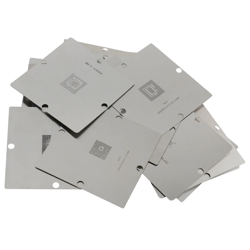 419pcs/set BGA Stencil 90*90mm BGA Templates BGA Reballing Station For XBOX MTK NV ATI CPU AMD DDR CXD