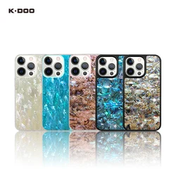 K-DOO Seashell Case,Shining Glitter Natural Genuine Abalone Back Shell,Shockproof Shell for iPhone 13,13mini,13pro,13Promax