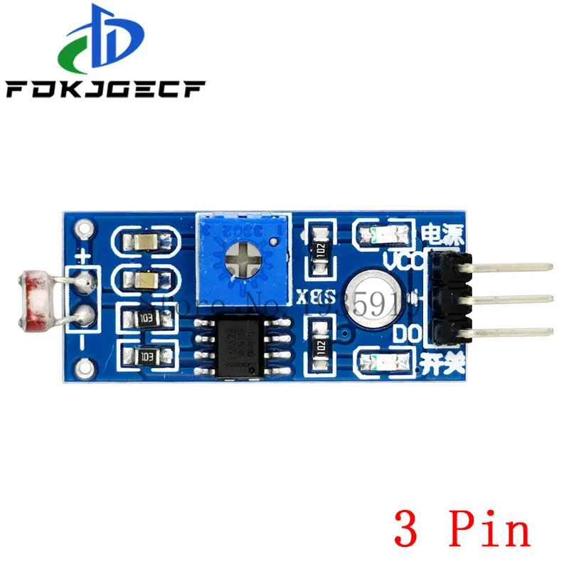 LM393 3pin 4pin Optical Sensitive Resistance Light Detection Photosensitive Sensor Module for arduino DIY Kit