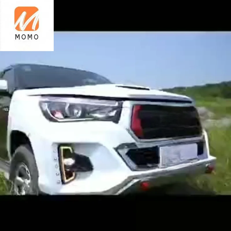 HOT SELLING UPGRADE FRONT BODY KIT HILUX VIGO 2004-2008 UPGUARD ROCCO 2018 car body kits headalmp headlight