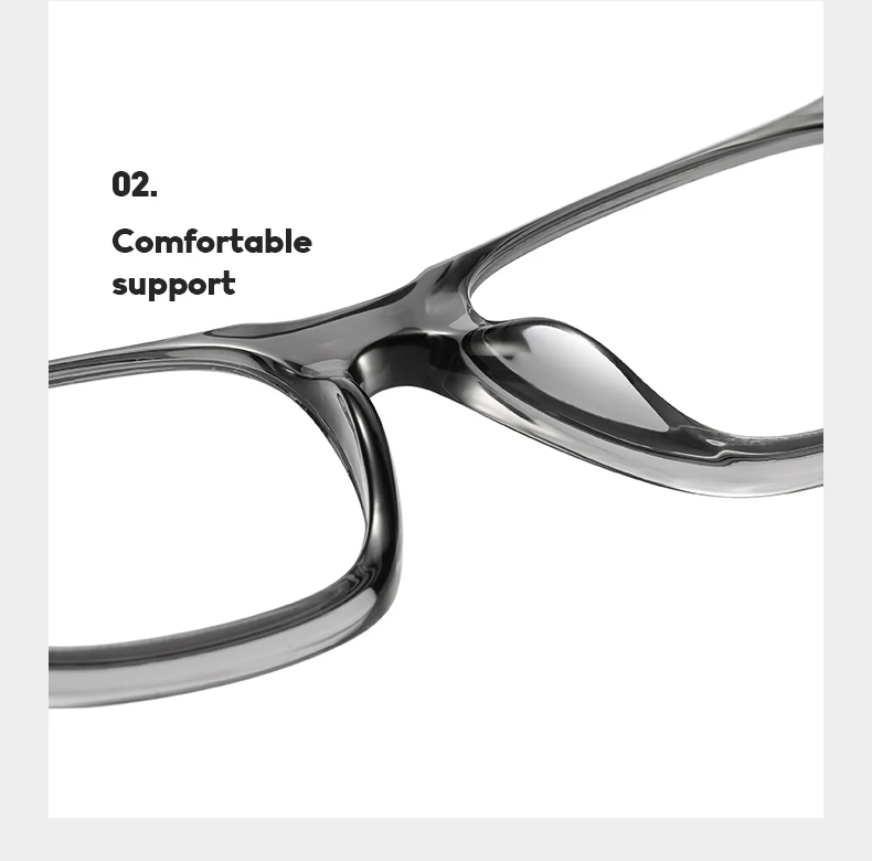 TR90 Blue Light Blocking Men's Square Glasses Radiation Protection Eyeglasses Women Transparent Fashion Eyewear