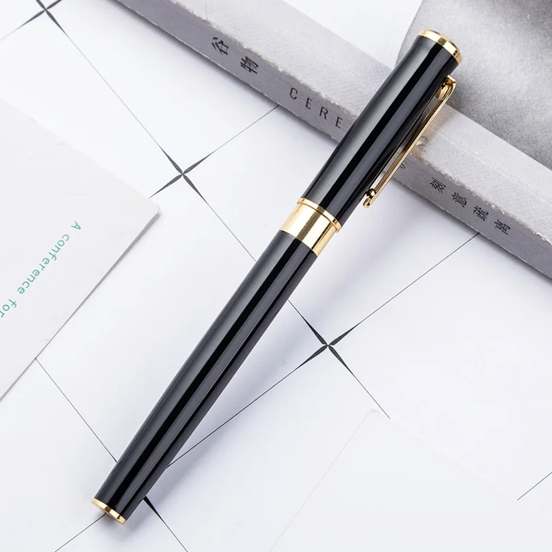 

Luxury Metal White Red Black Signature Ballpoint Pens for Business Writing Ball Pen Office School Supplies Stationery