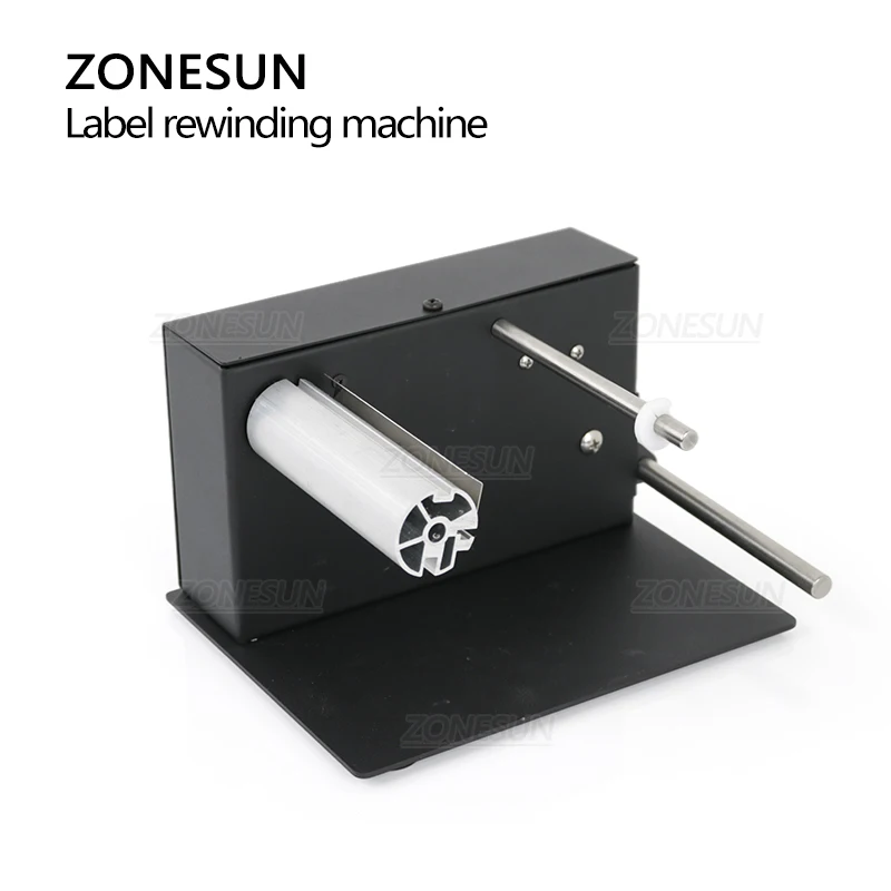ZONESUN Electric Small Automatic Label Rewinding Machine