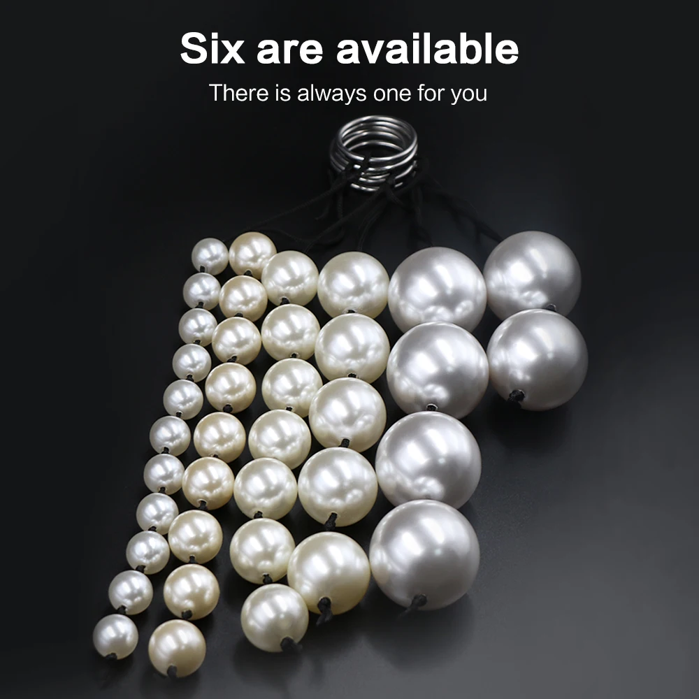 Super Large Pearl Anal Plugs Long Anal Beads Butt Plug Vaginal Balls Sex Toys For Women Men Handheld Anus Masturbator Expander