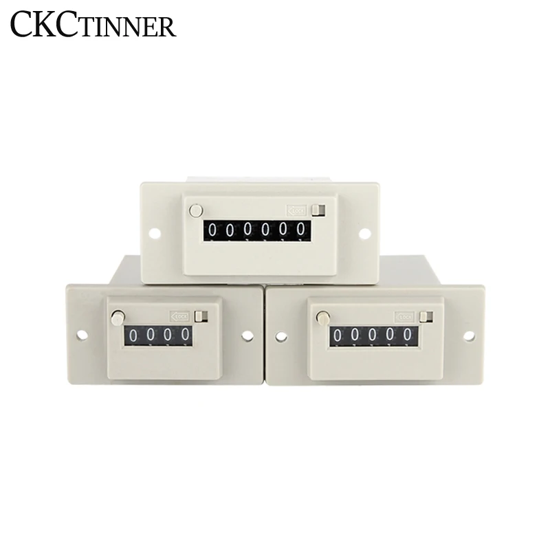 CSK 4/5/6 0 TO 9999 digit Electromagnetic counter with manual Lockable Electromagnetic Pulse Counter Multiple voltages