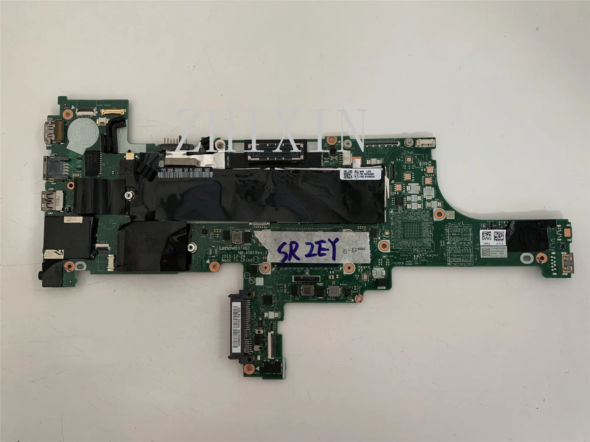 

CSRZSZ For LENOVO Thinkpad T460 Laptop motherboard Core I5-6200U SR2F0 Mainboard FRU:01AW324 BT462 NM-A581 Tested 100%