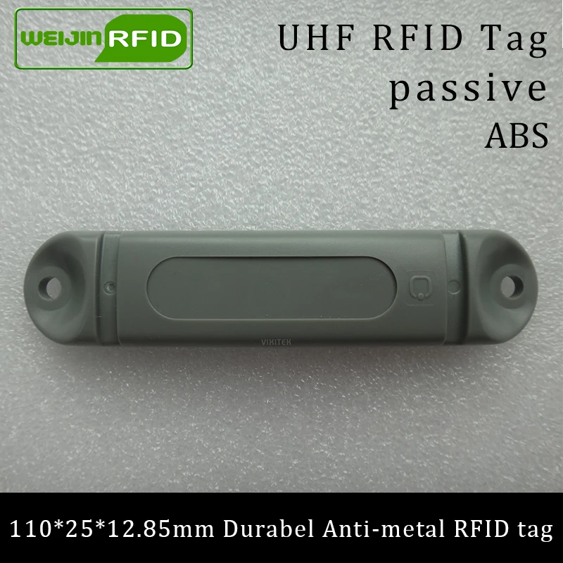 UHF RFID Анти-металлическая метка 915 МГц 868 МГц M4QT EPCC1G2 6C 110*25*12,85 мм прочные ABS полки для чулок смарт-карты пассивные RFID бирки