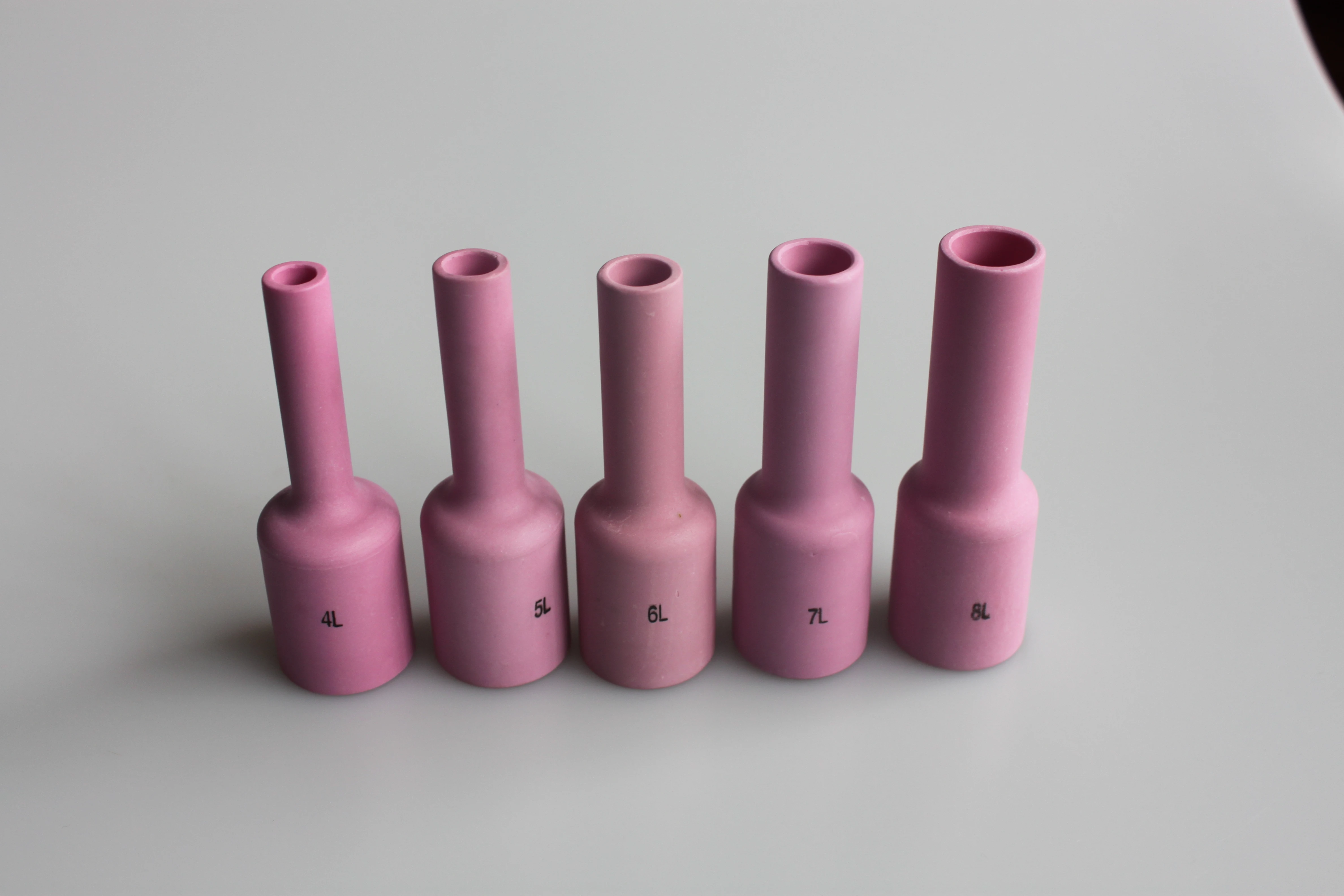5PCS Tig Long Ceramic Gas Nozzles 54N Fit welding torch WP/SR 17 18 16