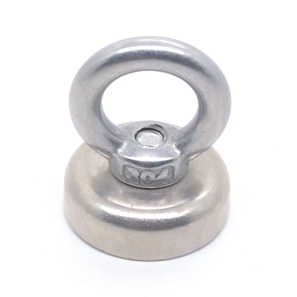 D16 - D90 Search Magnet Strong Neodymium Magnets Fishing Magnetic Rings Super Powerful Salvage Magnets D32 36 42 48 55 60 75 90