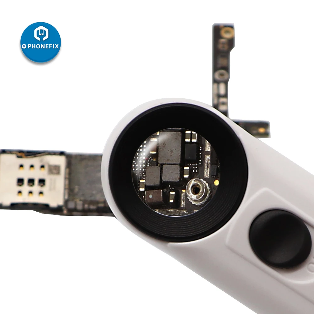 Imagem -02 - Lâmpada de Luz Led Lupa Lupa 40x hd Microscópio Vidro Jóias Observir Pcb Reparação Solda Mini Microscópio Lupa