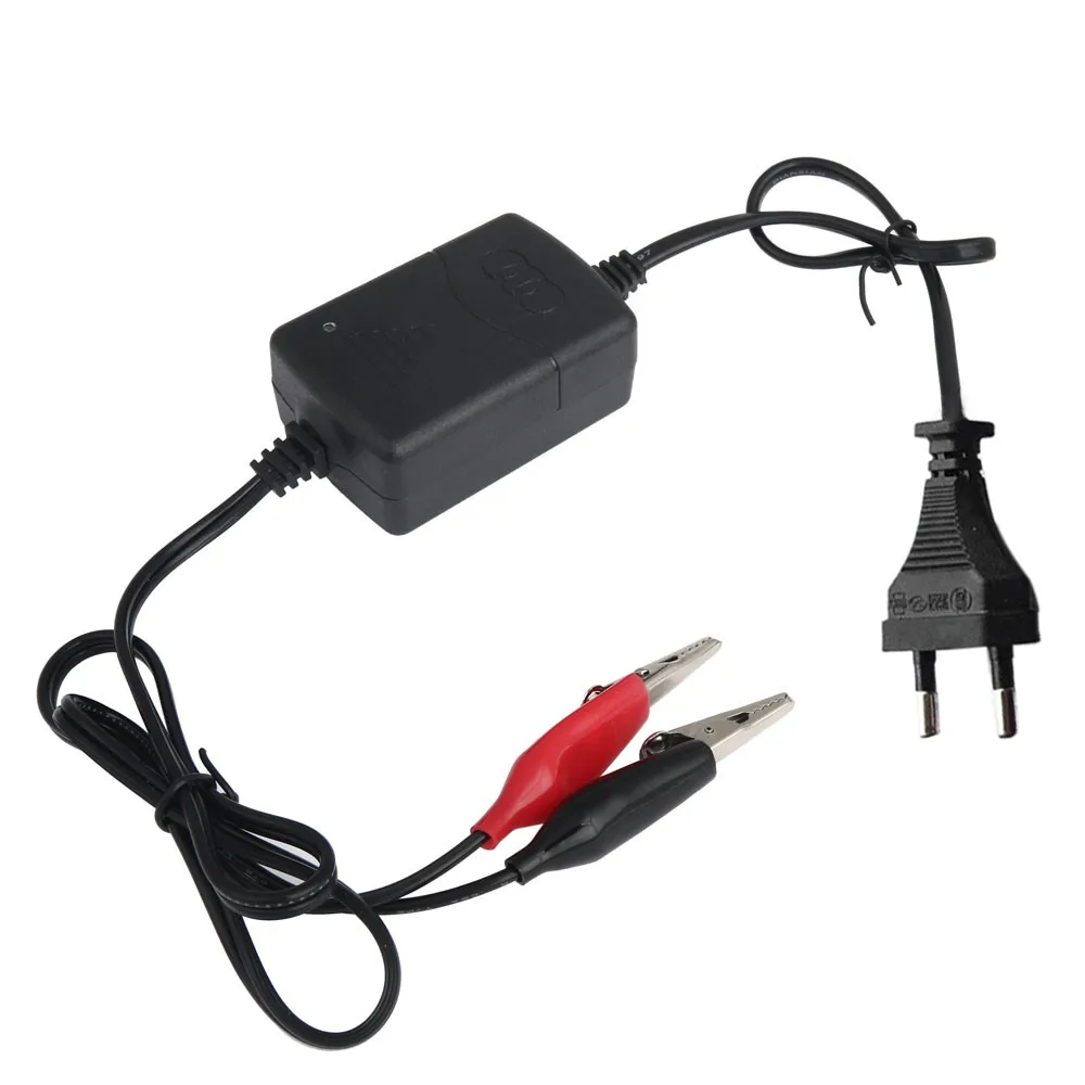 AliExpress MXPOKWV DC 14.8V 1.3A Smart Lead Acid Battery Charger For Motorcycle Toy Car E-Bike Scooter With LED Indicator 12V Charge EU US Plug