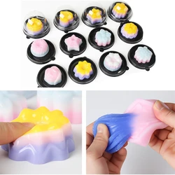 7cm Cute Cake Jelly Children's Fidget Toys Kid Gift Soft Rubber Stress Ball Decompression Office Pressure Release Antistress Toy