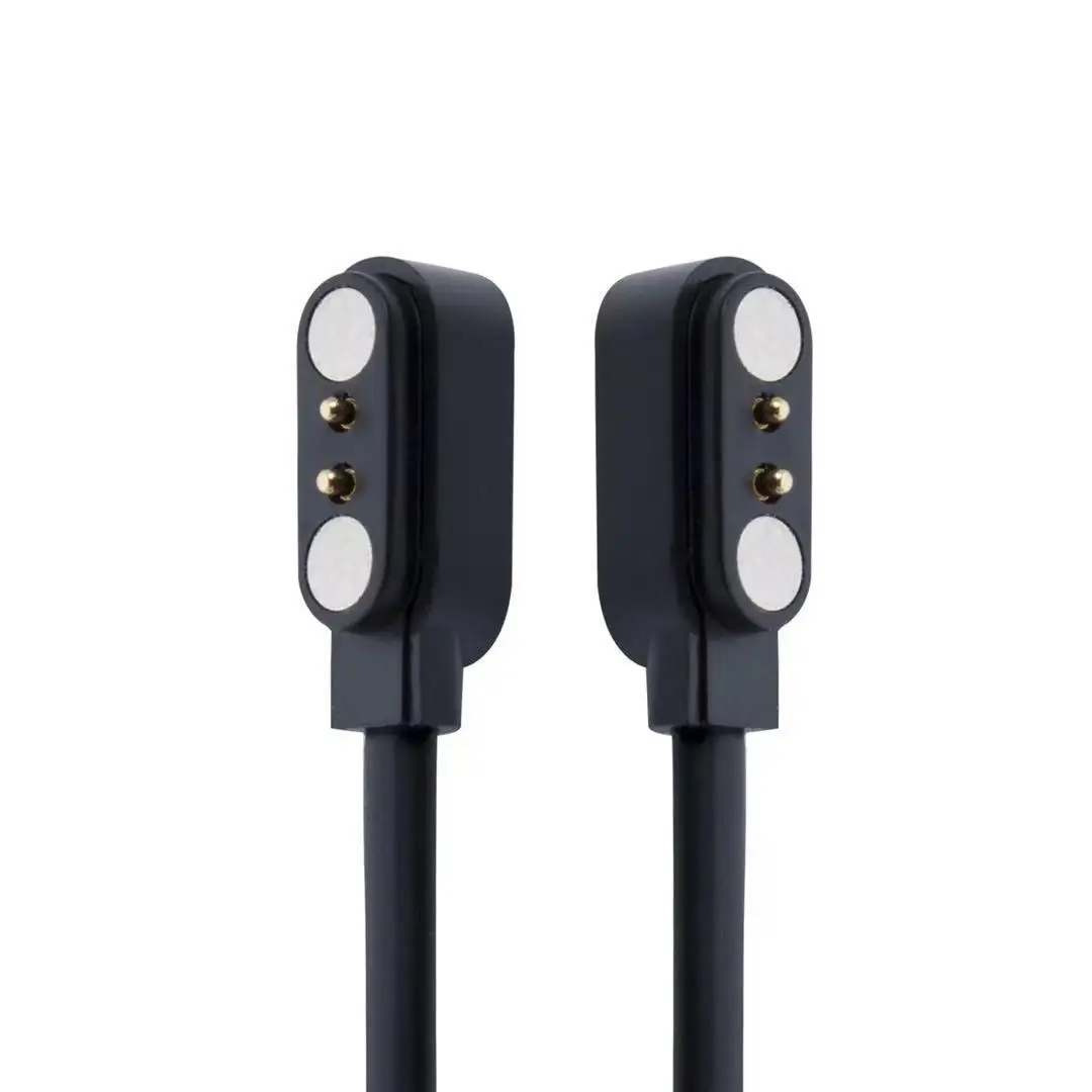 Cable de carga de respaldo de emergencia para reloj inteligente, 2 pines, 2,84mm, 4mm, imán de succión, cargador de alimentación USB, envío rápido Correas de 2 pines para reloj inteligente, cable de carga de succión ma