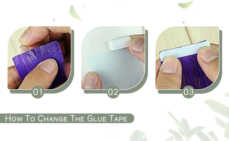 VeSunny Tape-in-Haarverlängerungen, Echthaar, braun, Balayage, kühles Braun, verblasst in Aschbraun mit blonden langen Haarverlängerungen – Detail 8