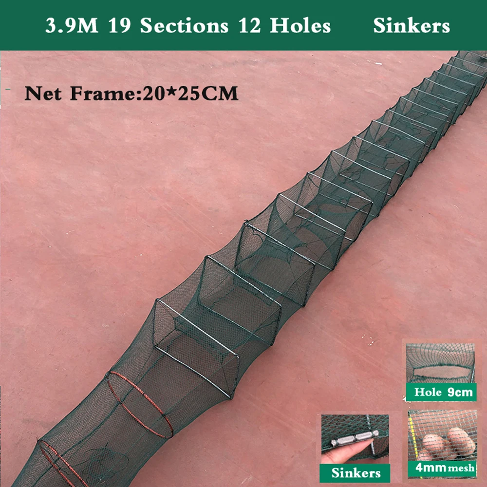 Nylon Long Fishing Net Sinkers Deep Water Portable Crab Crayfish Lobster Catcher Trap Fish Network Prawn Shrimp Nets Live Bait - AliExpress 18 Nylon Long Fishing Net Sinkers Deep Water Portable Crab Crayfish Lobster Catcher Trap Fish Network Prawn Shrimp Nets Live Bait - AliExpress 18