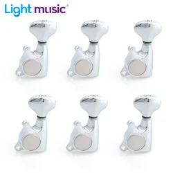 6PCS/Set Guitar Tuning Pegs Tuner Machine Heads 3R3L 6R 6L Chrome Electric Acoustic Guitar Keys Tuners Parts