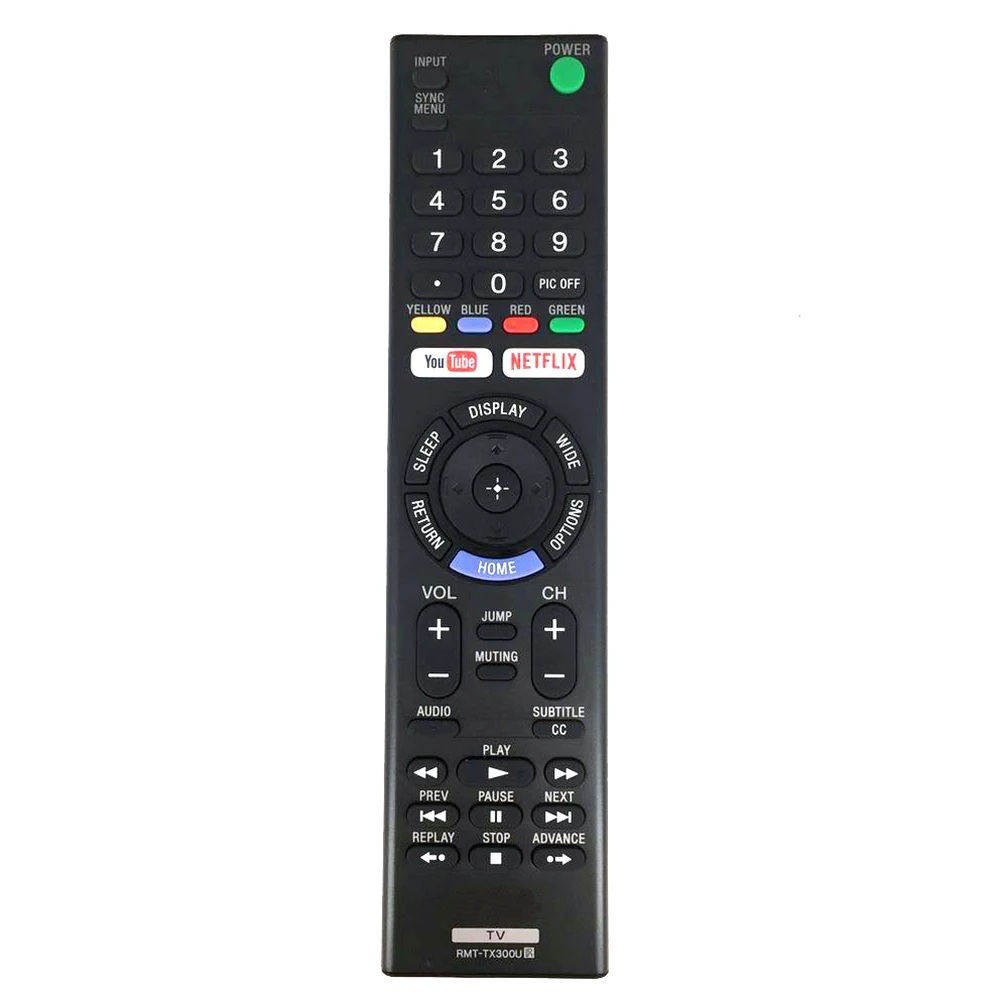 NEW RMT-TX300U Remote Control  For SONY 4K LED HD TV KDL-65W850C KDL-50W800C with YOUTUBE NETFLIX telecontrol