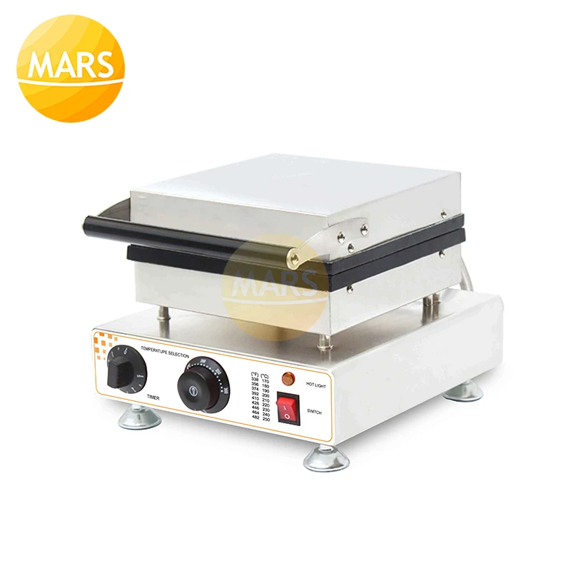 Gaufrier électrique en fer antiadhésif, 220/110v, gaufrier Commercial pour le petit déjeuner, poêle, four à bulles, oeufs, gâteaux