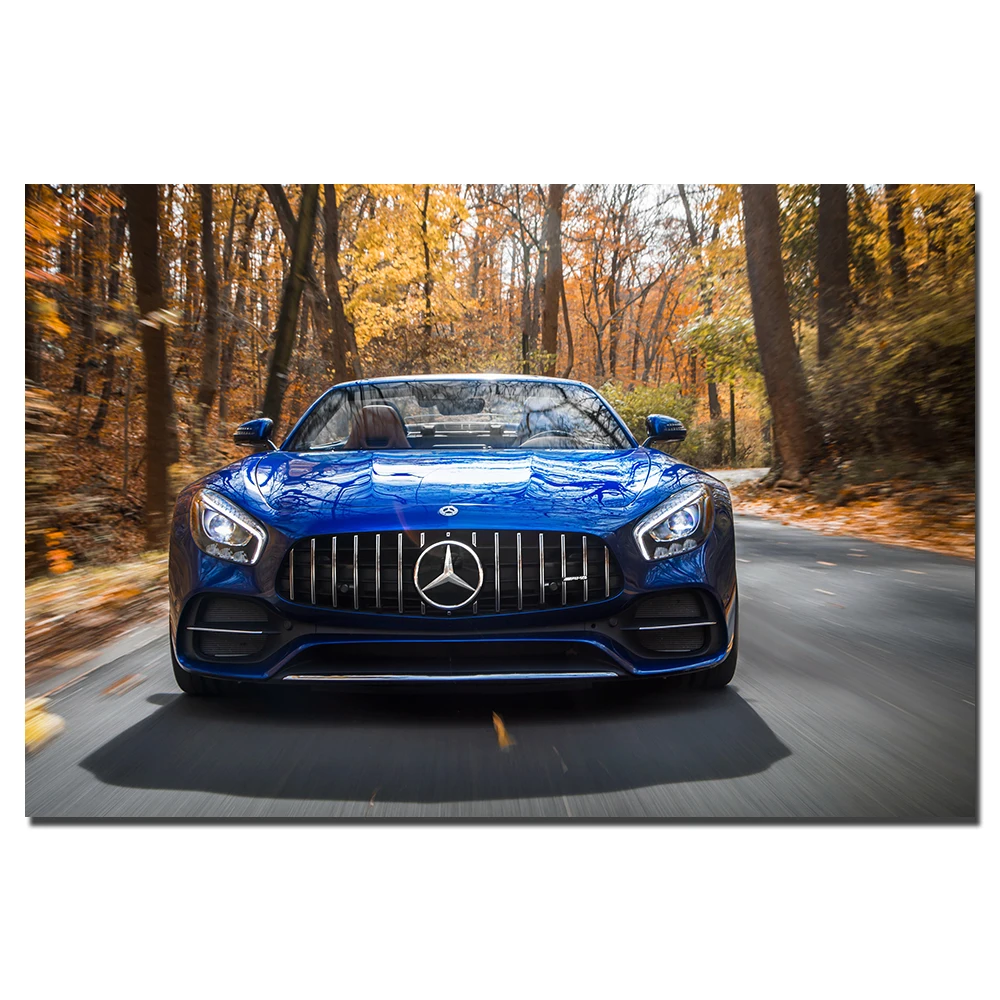 AMG GT C Supercar Posters Wall Art Canvas Prints Decorative Paintings for Home Decor