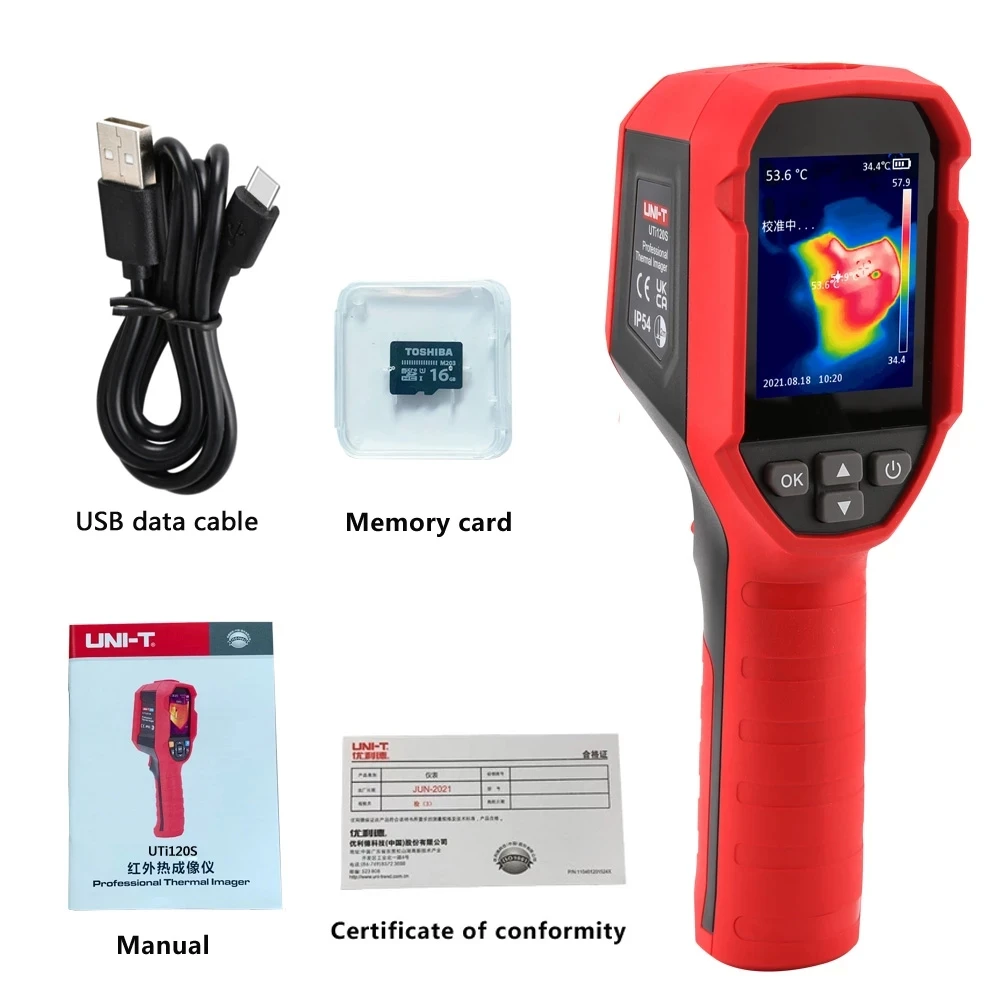 UNI-T UTi120S Infrared Thermal Imager Handheld Temperature Thermal Camera PCB Circuit Industrial Testing Floor Heating Tube Test