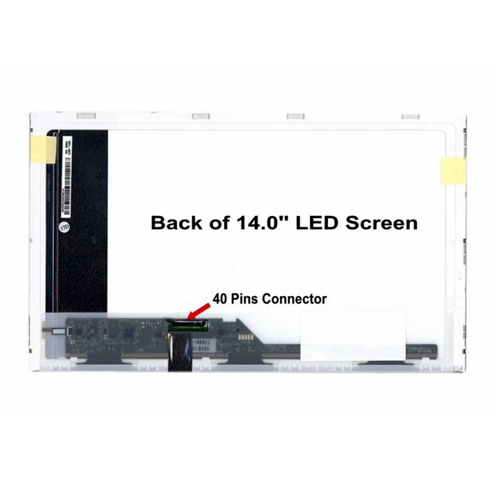 

14.0 Laptop Lcd Screen for Dell Inspiron N4030 N4110 14R Replacement Notebook LED Display 40 pins HD 1366 768 Bottom Left Good