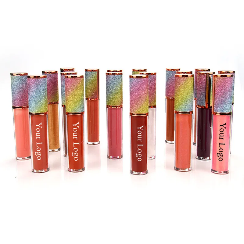 Lip Gloss Wholesale Liquid Lipstick Private Label No Brand Custom Logo Lipgloss Vendor Bulk Clear Shiny Glitter Lip Gloss